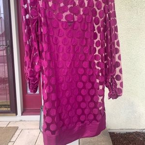EUC Laundry by Shelli Segal polka dot dress size 8